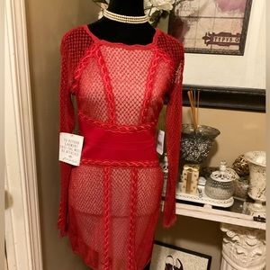 Red FREE PEOPLE size S